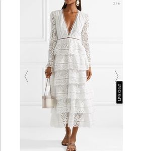 Zimmermann Bayou Tiered Midi Dress sz 0